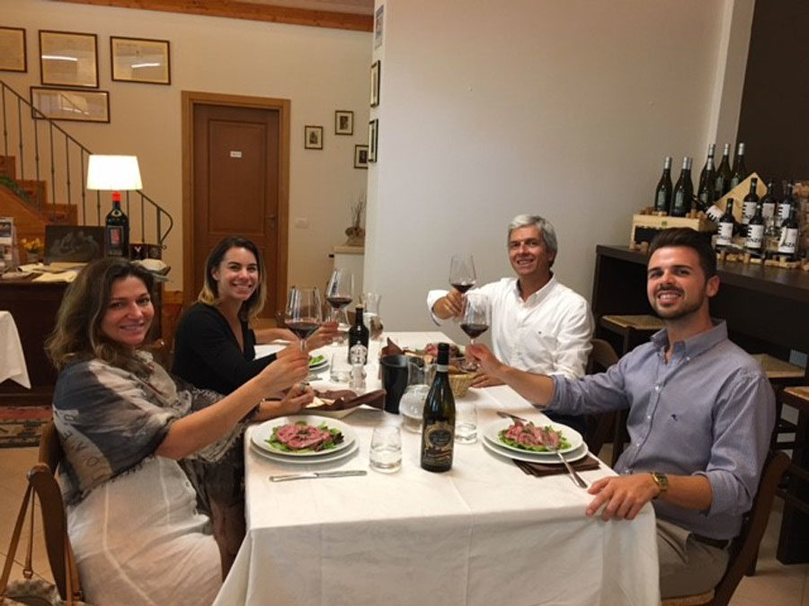 Pranzo con giornaliste canadesi