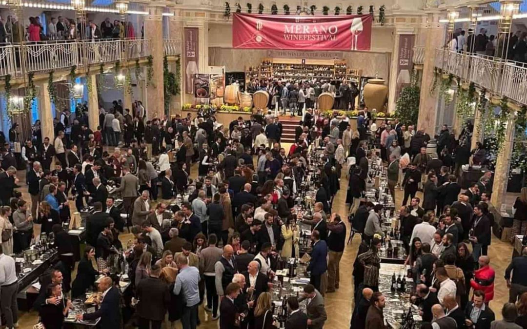 La sala del Kurhaus dove si è tenuto il Merano Wine Festival.